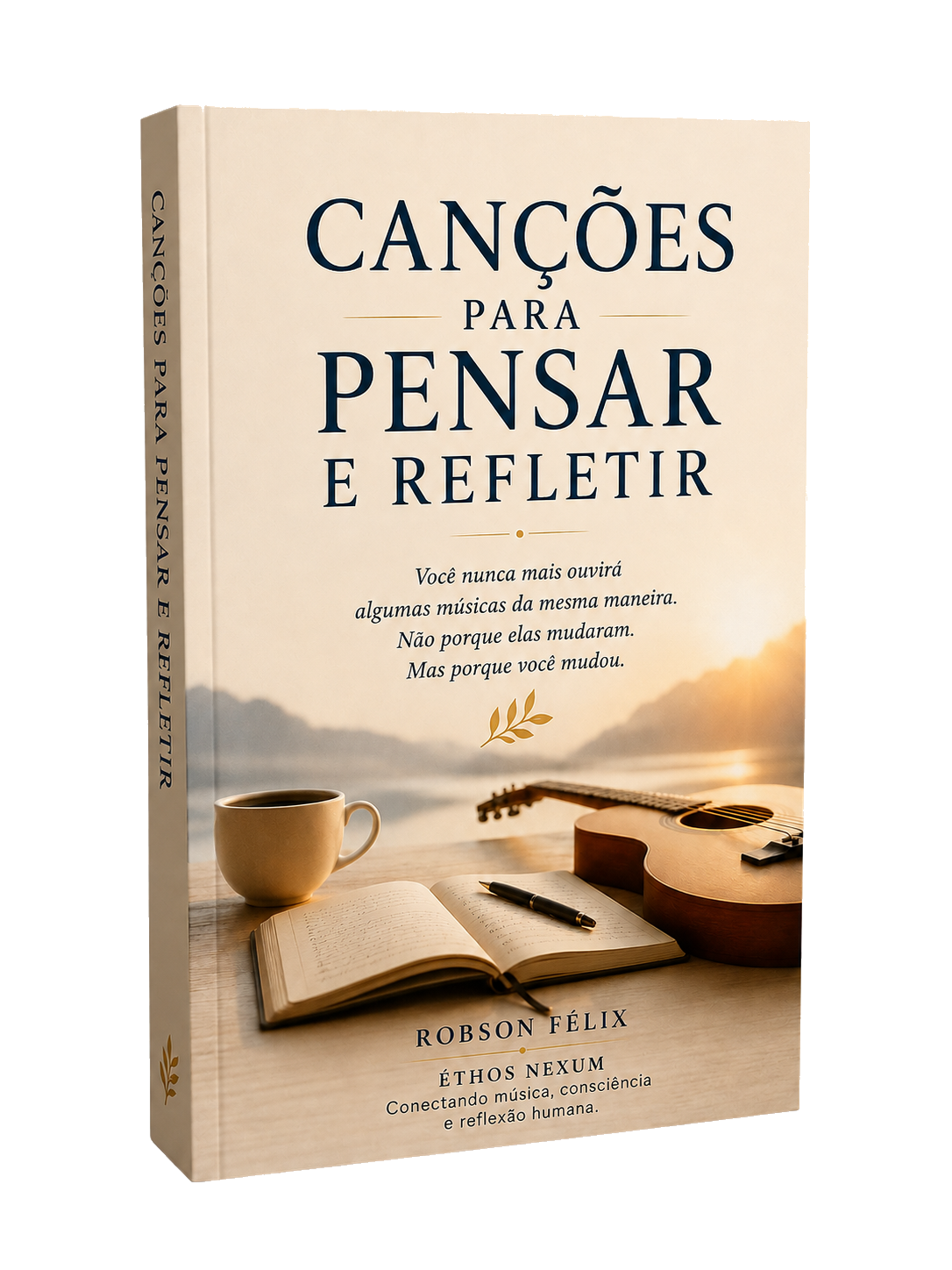 Livro Canções para Pensar e Refletir em destaque