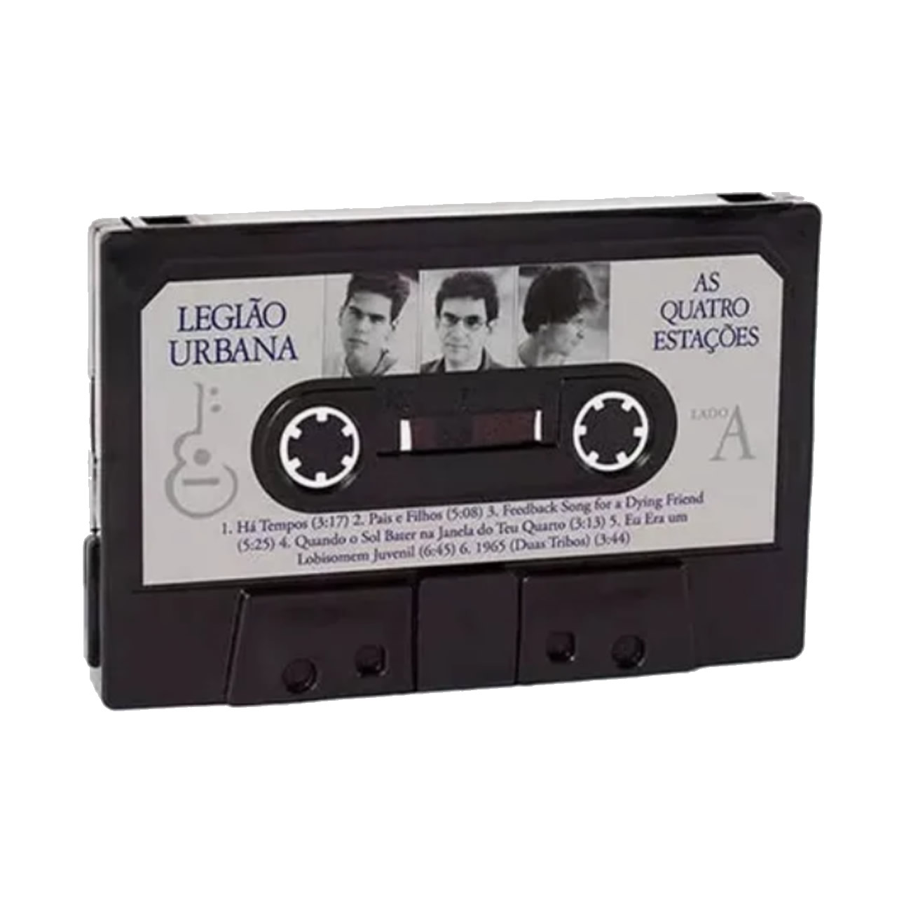 Carteira em formato de fita K7 com tema Legião Urbana, As Quatro Estações