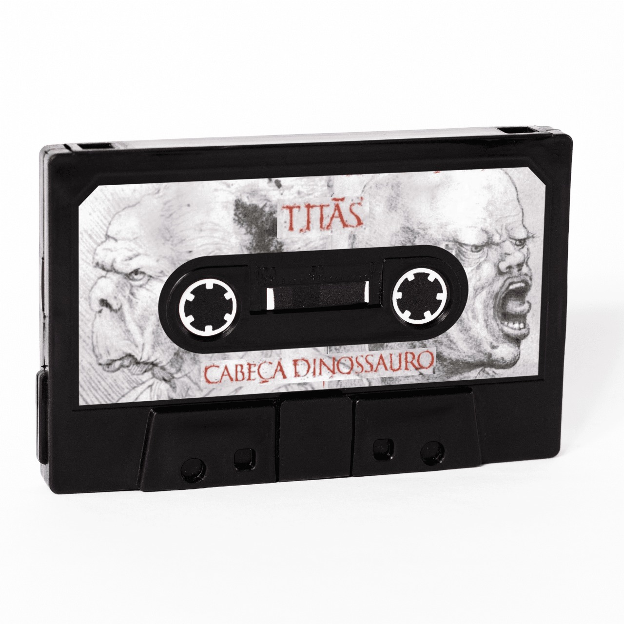 Carteira em formato de fita K7 com tema Titãs